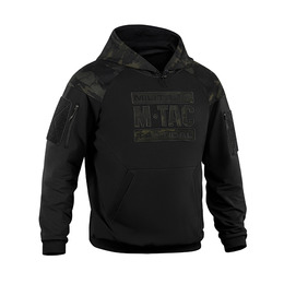 M-Tac кофта Hoodie Combat Black Edition Black Multicam. Фото 3