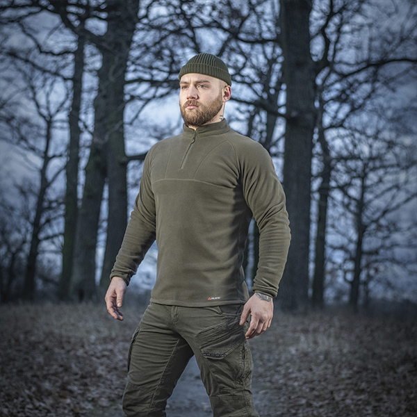 M-Tac кофта Delta Polartec реглан Dark Olive. Фото 10