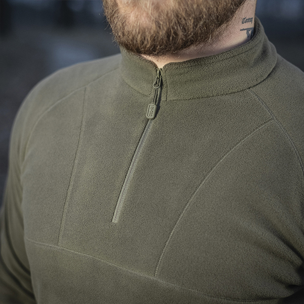 M-Tac кофта Delta Polartec реглан Dark Olive. Фото 14