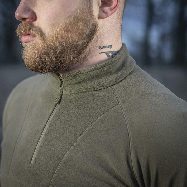 M-Tac кофта Delta Polartec реглан Dark Olive. Фото 15