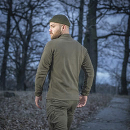 M-Tac кофта Delta Polartec реглан Dark Olive. Фото 11