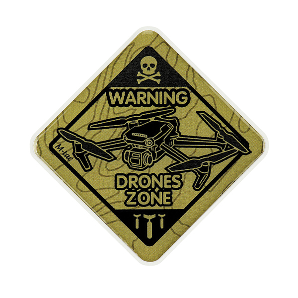 M-Tac наклейка об'ємна Drones Zone Coyote