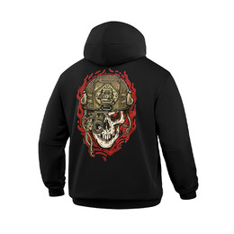M-Tac кофта Hoodie Worn to the bone Black. Фото 5