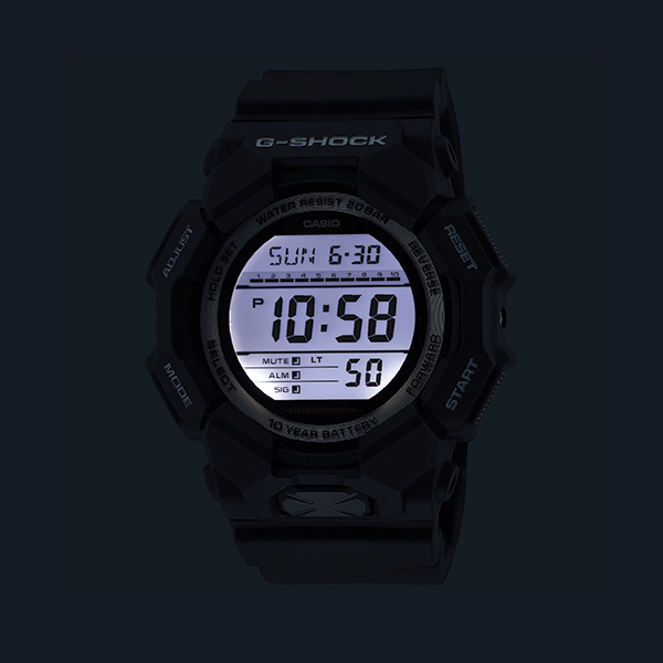 Годинник Casio G-Shock GD-010-1DR Black. Фото 2