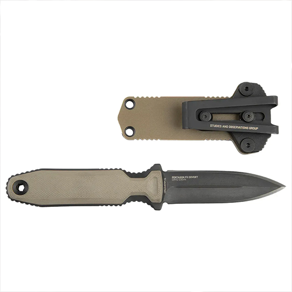 Ніж SOG Pentagon FX Covert Flat Dark Earth. Фото 9