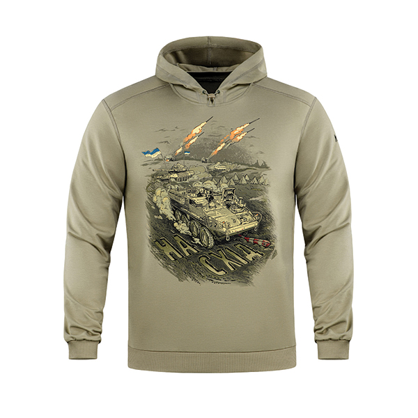 M-Tac кофта Hoodie Наступ Tan. Фото 2