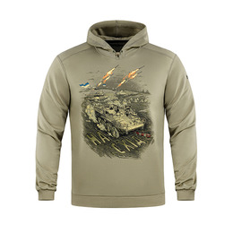 M-Tac кофта Hoodie Наступ Tan. Фото 2