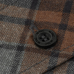 M-Tac сорочка Lumberjack Merino Cold Weather Gray/Brown. Фото 7