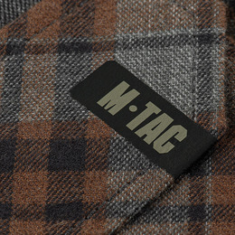M-Tac сорочка Lumberjack Merino Cold Weather Gray/Brown. Фото 8