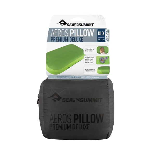 Надувна подушка Aeros Premium Pillow Deluxe, 14х56х36см, Grey від Sea to Summit. Фото 5