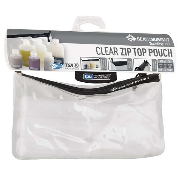 Косметичка TL TPU Clear Ziptop Pouch Transperent, 20 х 11 х 4.5 см від Sea to Summit. Фото 2