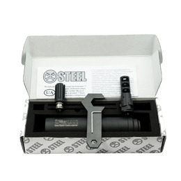 Саундмодератор STEEL Horde QD-T .223 1/2*28 Large. Фото 7