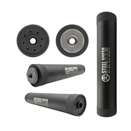 Саундмодератор STEEL Super.22/.223 1/2*28