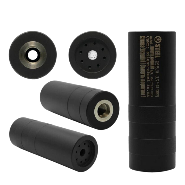 Саундмодератор STEEL Immortal Tactical AIR .223 1/2*28