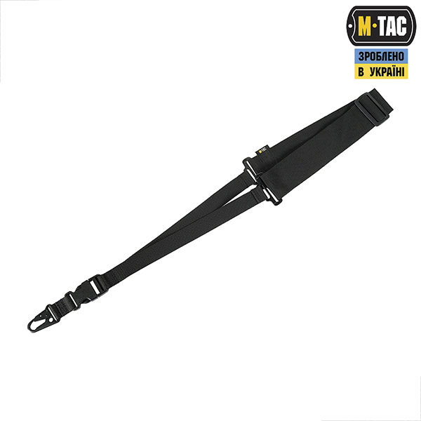  M-Tac ремінь збройовий  одноточковий Black