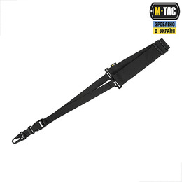  M-Tac ремінь збройовий  одноточковий Black