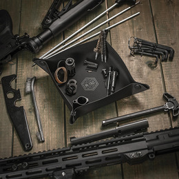 M-Tac лоток для обслуговування зброї в польових умовах 24х24 см Black. Фото 6