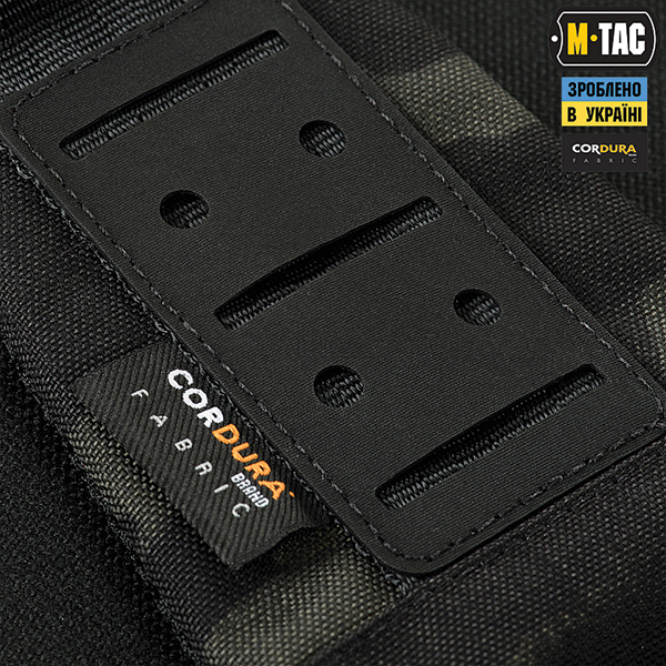 M-Tac сумка Cross Bag Slim Elite Hex Multicam Black/Black. Фото 6