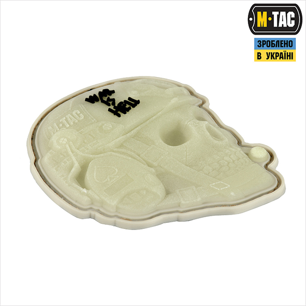 M-Tac нашивка War is Hell 3D PVC GID. Фото 2