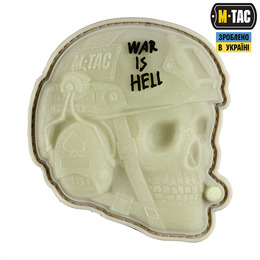 M-Tac нашивка War is Hell 3D PVC GID