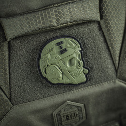 M-Tac нашивка War is Hell 3D PVC Olive. Фото 4
