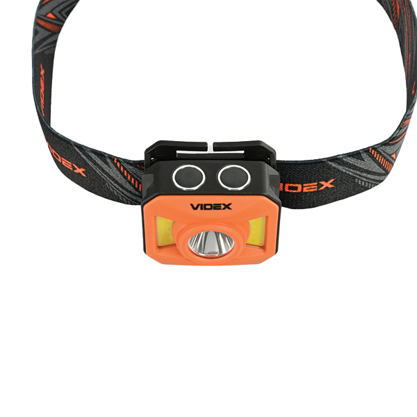 Налобний світлодіодний ліхтарик VIDEX VLF-H085-OR 400Lm 5000K. Фото 2