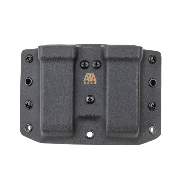 Паучер ATA Gear Double Pouch ver.2 Grand Power 910/ Flarm GP T910 Black. Фото 3