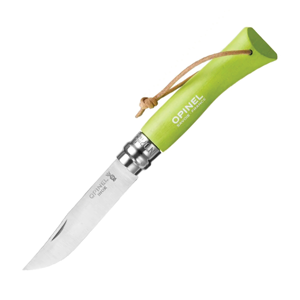 Ніж Opinel №7 VRI Inox Trekking світло зелений