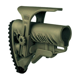 Приклад FAB Defense GLR-16 CP з регульованою щокою для AR15/M16. Olive