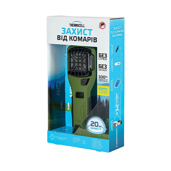 Пристрій від комарів Thermacell MR-350 Portable Mosquito Repeller Olive. Фото 5