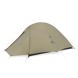 Намет надлегкий двомісний з футпринтом Naturehike Cloud Up Pro CNK2350WS020, 20D, світлий сірий