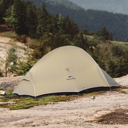 Намет надлегкий двомісний з футпринтом Naturehike Cloud Up Pro CNK2350WS020, 20D, світлий сірий. Фото 3