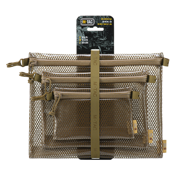M-Tac комплект органайзерів Zip Pocket Set Elite Coyote. Фото 2