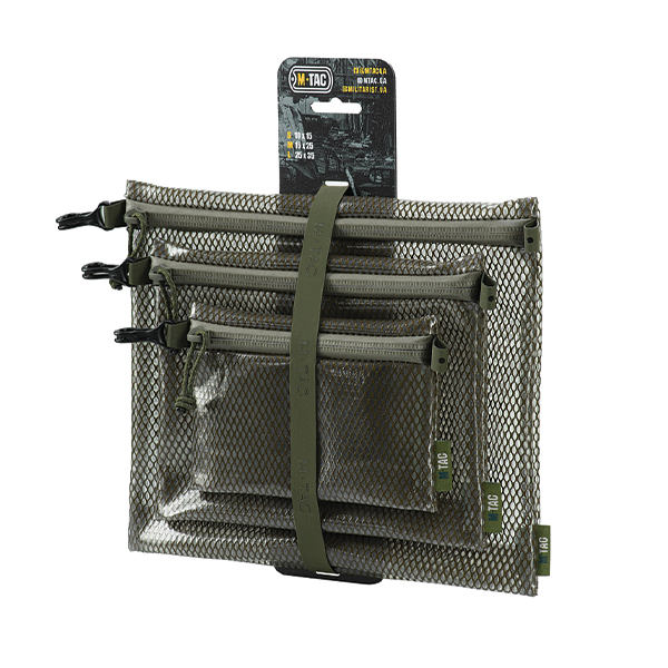 M-Tac комплект органайзерів Zip Pocket Set Elite Ranger Green