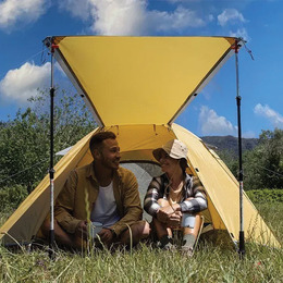 Намет двомісний Naturehike P-Series CNK2300ZP028, світлий сірий