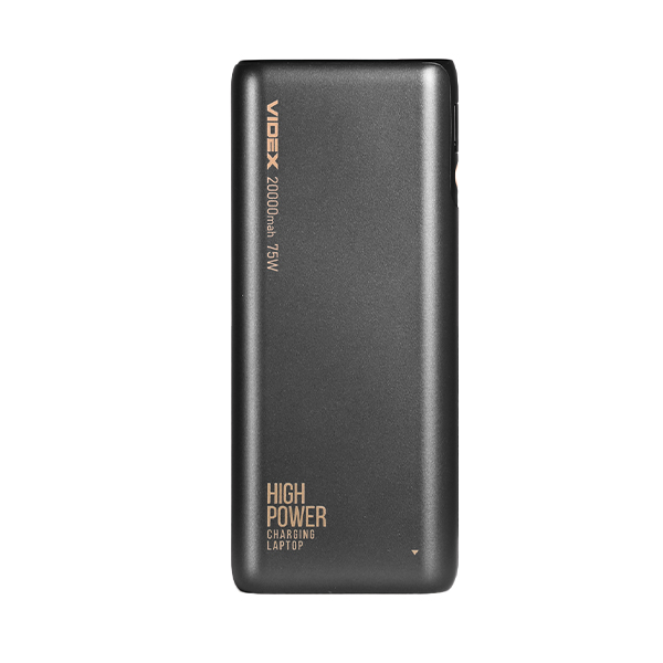 Повербанк 20000mAh Videx VPB-202C 75W Black. Фото 2