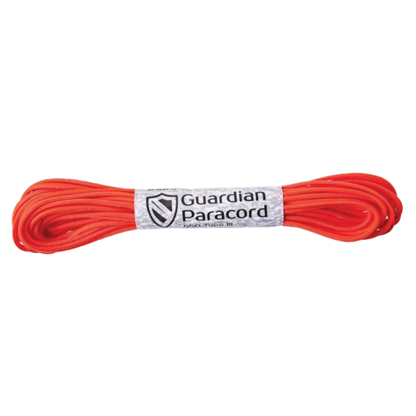 Guardian Paracord 550 Тype III Safety Orange 10 м