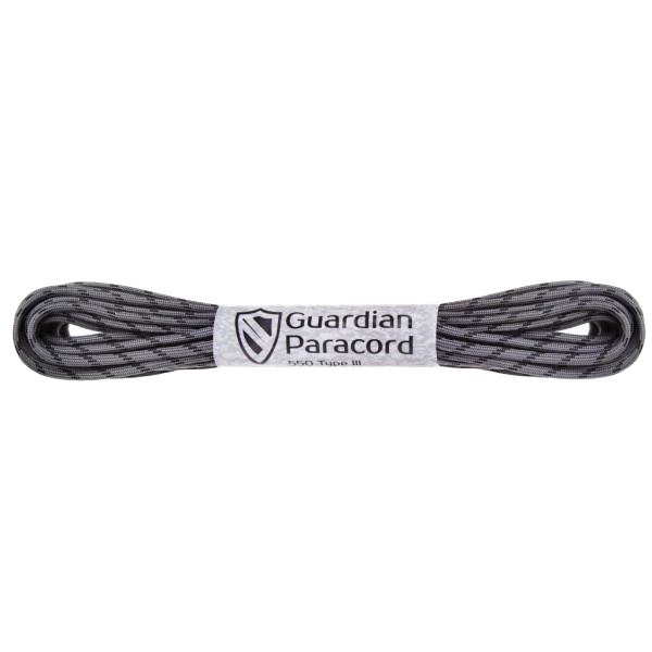 Guardian Paracord 550 Тype III Black on Grey 10 м