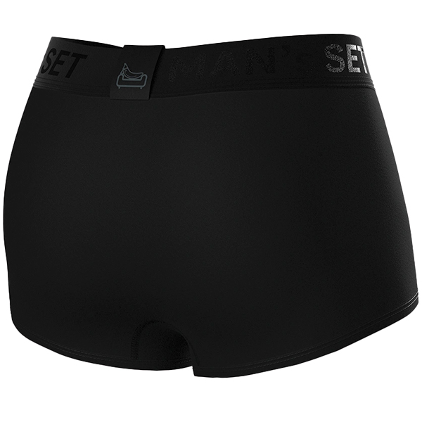 Чоловічі анатомічні спортивні боксери Anatomic Sport 2.0 Cooltech Black Series, чорний. Фото 2