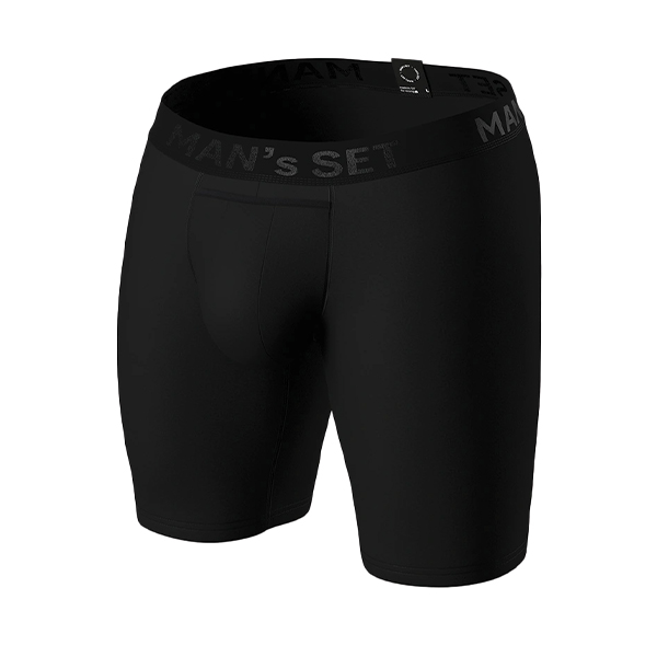 Чоловічі спортивні термошорти Long Thermal, Black Series, чорний
