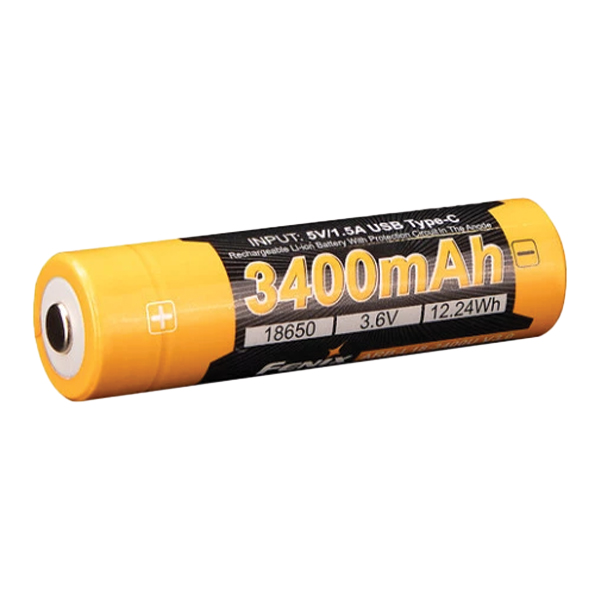 Акумулятор 18650 Fenix (3400 mAh) Type-C V3.0. Фото 4