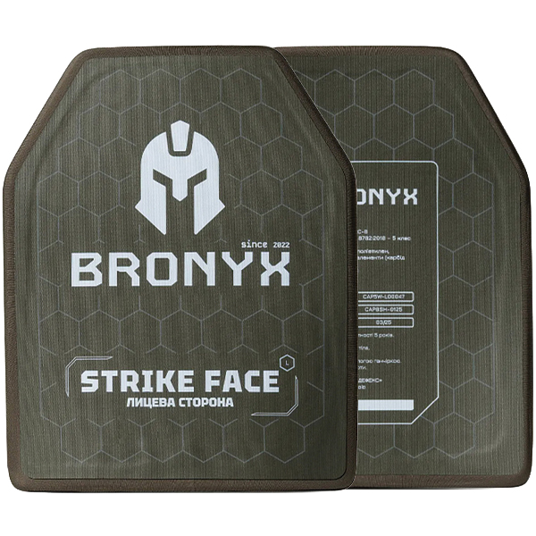 Бронепластина BRONYX L Клас захисту 5 SIC. Фото 2