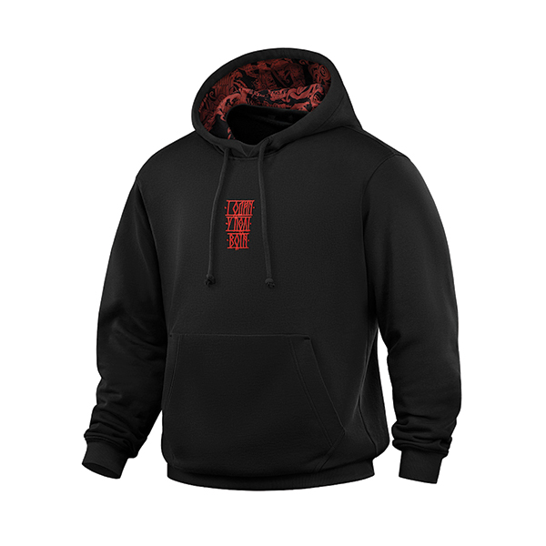 M-Tac кофта Hoodie Один в полі воїн Hard Black. Фото 2