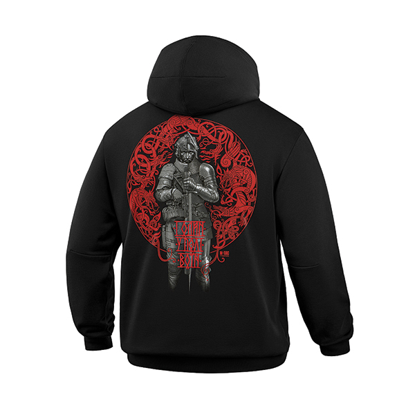 M-Tac кофта Hoodie Один в полі воїн Hard Black. Фото 5