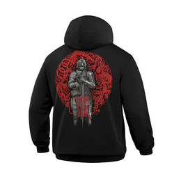 M-Tac кофта Hoodie Один в полі воїн Hard Black. Фото 5