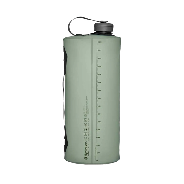 М'яка пляшка HydraPak Seeker 3L Ultra-Light Water Storage Green. Фото 2