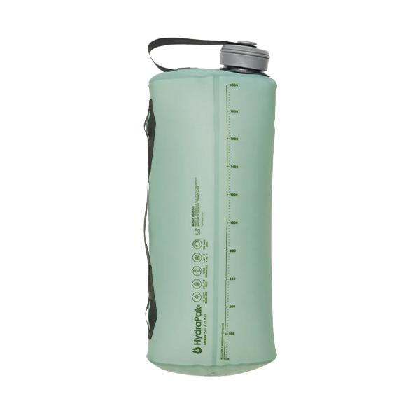 М'яка пляшка HydraPak Seeker 2L Ultra-Light Water Storage Green. Фото 2