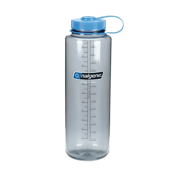 Пляшка для води Nalgene Wide Mouth Sustain Silo Bottle Gray 1.4L 