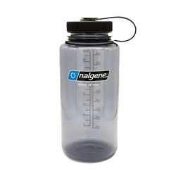 Пляшка для води Nalgene Wide Mouth Sustain Water Bottle Grey w/BlkCap 0.95L