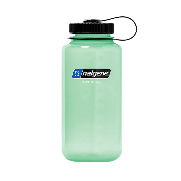 Пляшка для води Nalgene Wide Mouth Tritan Water Bottle Glow Green 1L